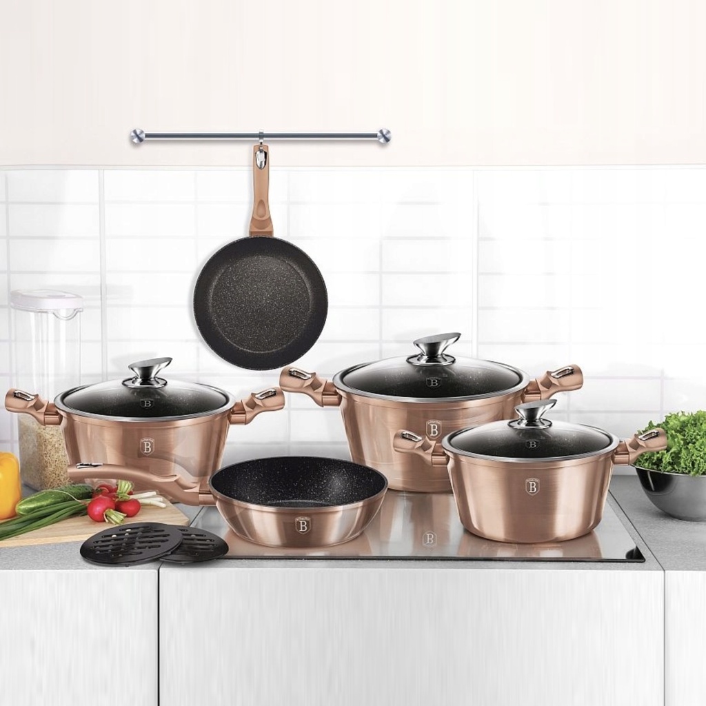 10-DELNI SET POSODE ROSE GOLD