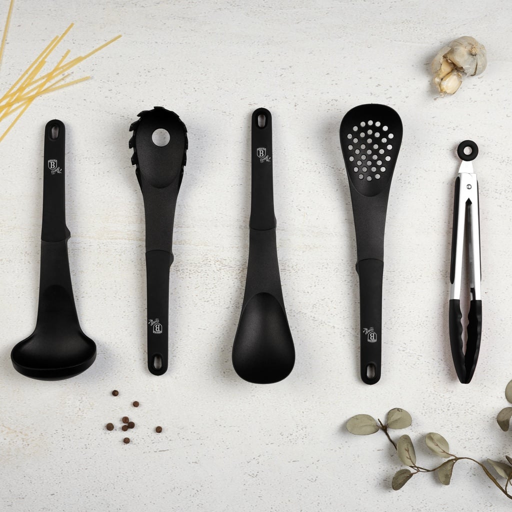 5-DELNI SET KUHINJSKIH PORIPOMOČKOV MATTE BLACK