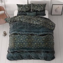 POSTELJNINA LEOPARD DECO GREEN