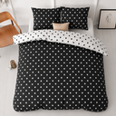 POSTELJNINA POLKA BLACK