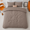 POSTELJNINA PERKAL STONE WASHED TAUPE