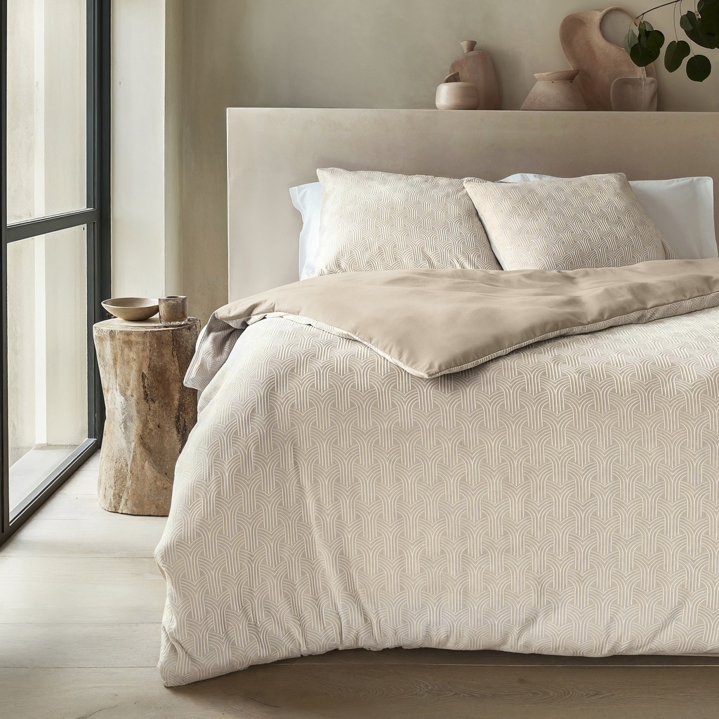 POSTELJNINA IZ FLANELE ART BEIGE