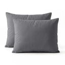 SET 2 PREVLEK ZA VZGLAVNIK PERCALE ANTHRACITE
