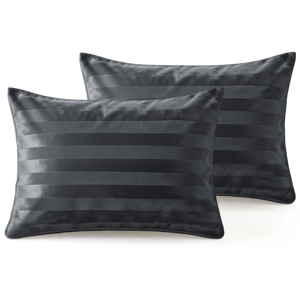 SET 2 PREVLEK ZA VZGLAVNIK HOTEL VELVET ANTHRACITE