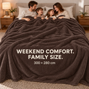 ODEJA XXL FAMILY BROWN