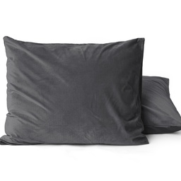 [17015556] KOMPLET 2 PREVLEKE ZA VZGLAVNIKE VELVET ANTHRACITE 