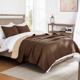 POSTELJNO PREGRINJALO BICOROLE BROWN/BEIGE