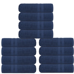 [8720578077670 12 KOM] 12 BRISAČE 55X110 CM QUICK DRY NAVY BLUE
