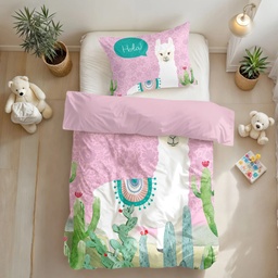 [8720578117383] POSTELNJINA HOLA LAMA PINK
