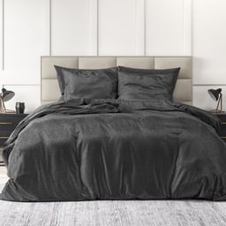 POSTELJNINA VELVET SULTAN BLACK