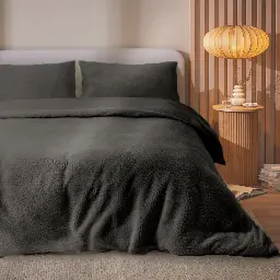 POSTELJNINA TEDDY ANTHRACITE