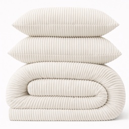LAZYBED ALL IN ONE RIB TEDDY WHITE