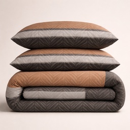 LAZYBED ALL IN ONE BROWN STRIPES