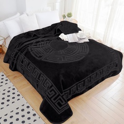 [8720578096060] ODEJA EMBOSSED MEANDER BLACK