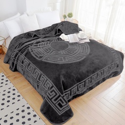 [8720578096077] ODEJA EMBOSSED MEANDER ANTHRACITE