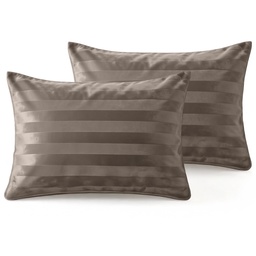 [8720578182428] SET 2 PREVLEK ZA VZGLAVNIK HOTEL VELVET TAUPE
