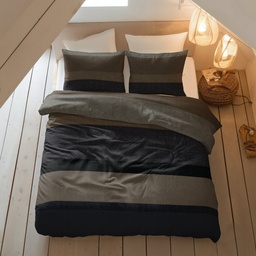 POSTELJNINA IZ FLANELE RAVON TAUPE/ANTHRACITE