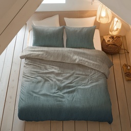 POSTELJNINA IZ FLANELE GRADIA BEIGE/BLUE