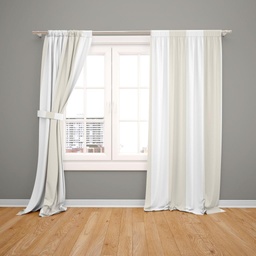 [P-20760100] KOMPLET 2 ZAVES WIDE STRIPES