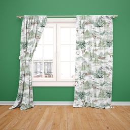 [P-20755656] KOMPLET 2 ZAVES WINTER COTTAGE